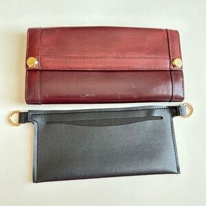 GUCCI Leather Long Wallet Authentic
